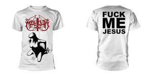 Marduk - F**k me Jesus    WHITE   T-Shirt